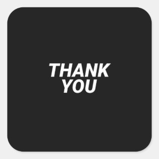 Thank You NHS Square Sticker