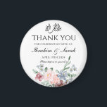 Thank You nikah muslim wedding favour floral Class Magnet<br><div class="desc">Thank You nikah muslim wedding favour floral Classi magnet</div>
