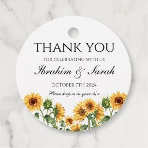 Thank You nikah muslim wedding favour floral Tags