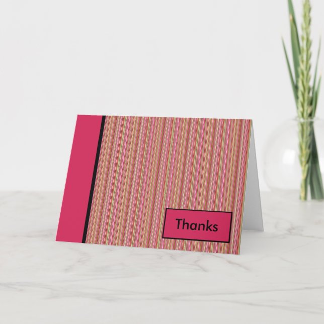 Thank You Note Card (Front)