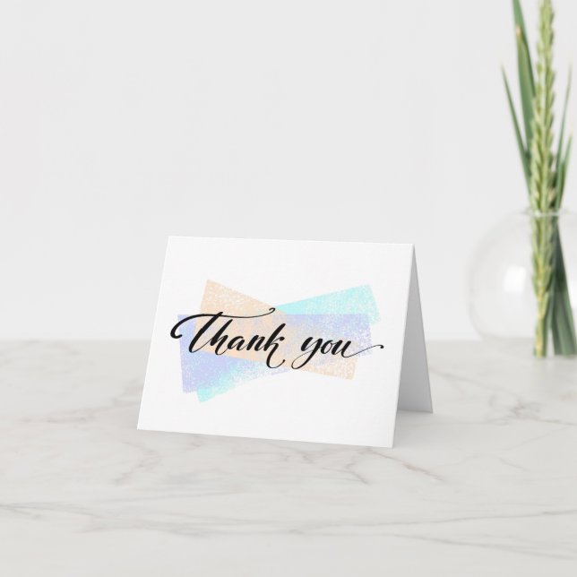 Thank You Note Card (Front)