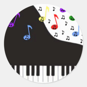 Thank You Note Classic Round Sticker