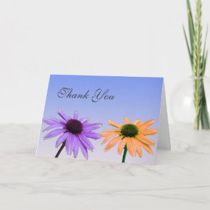 thank you note,daisy flowers card