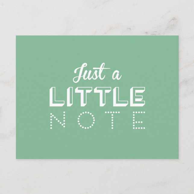 Thank you note postcard (Front)