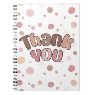 Thank you notebook