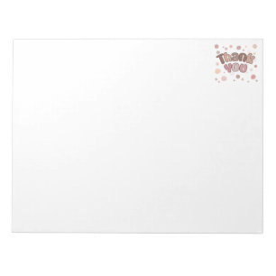 Thank you notepad