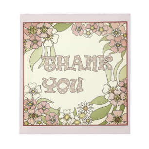 Thank you notepad