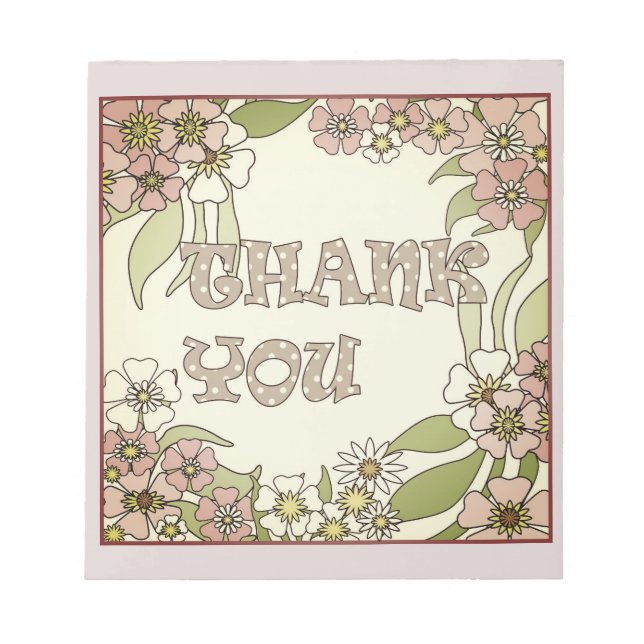 Thank you notepad (Front)