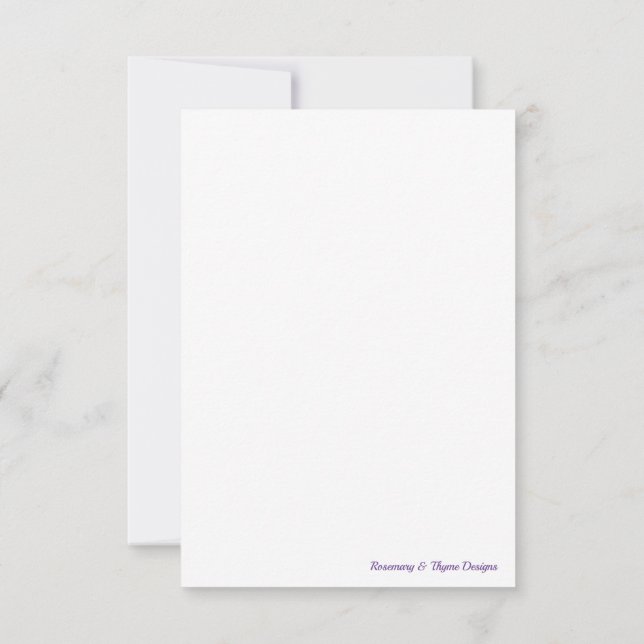 Thank You Notes (Back)