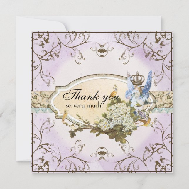 Thank You Notes - Enchanted Faerie Princess (Front)