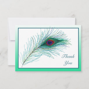 Thank You Notes, Peacock Feathers