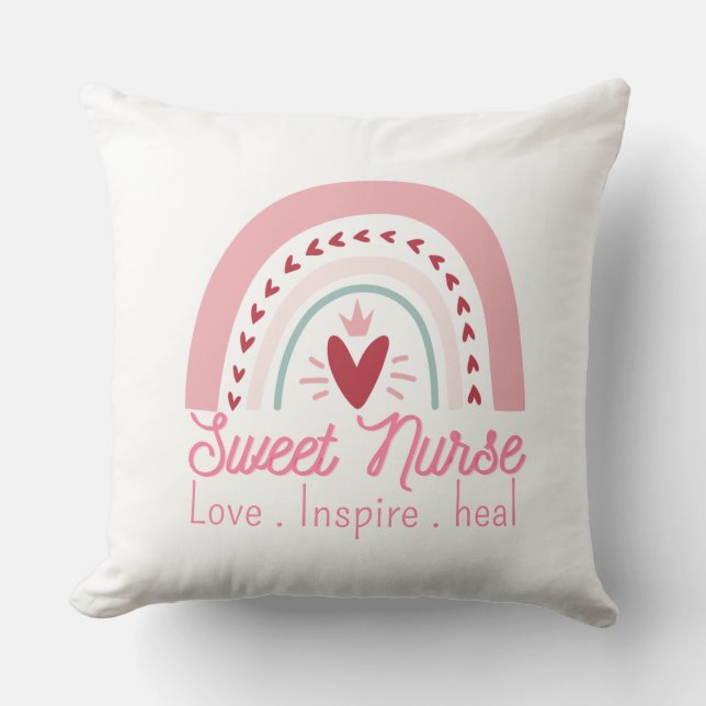 thank you Nurse, Appreciation Gift Cushion (Front)