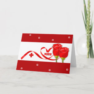 Thank You Nurse Custom Greeting Cards