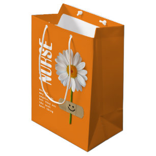 Thank You Nurse Daisy Design Gift Bags