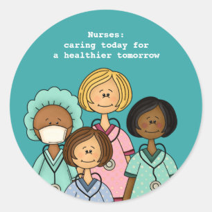 Thank You Nurse. Gift Stickers