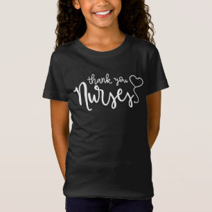 Thank You Nurses Fancy Script T-Shirt