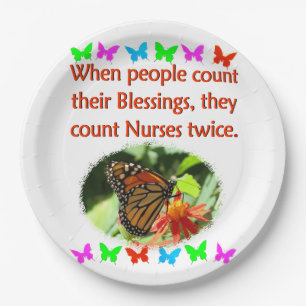 THANK YOU NURSES! PAPER PLATE
