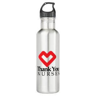 Thank You Nurses Red Heart 710 Ml Water Bottle