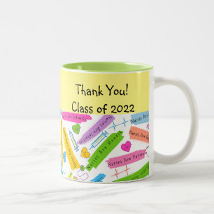 Thank You Nursing Instructor  Two-Tone Coffee Mug