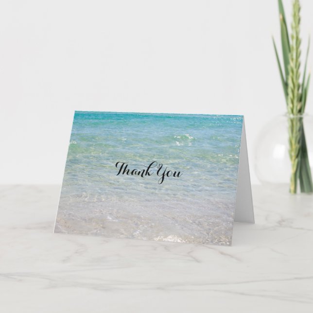 Thank you Ocean Blue Card (Front)