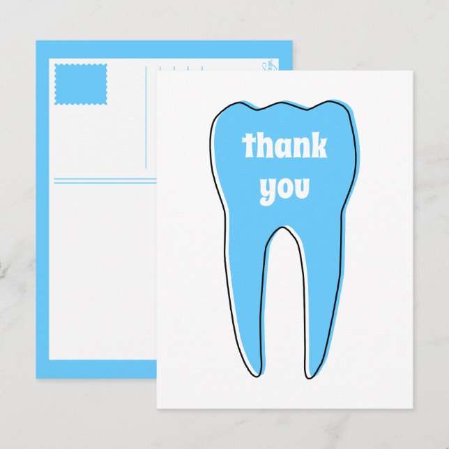 THANK YOU oddrex tooth Postcard (Front/Back)