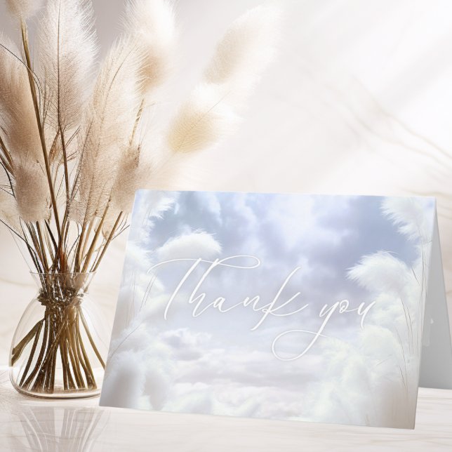 Thank You On Cloud Nine 9 Pampas Bridal Shower (Thank You On Cloud Nine 9 Pampas Bridal Shower)