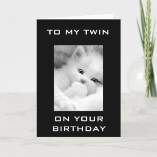 THANK YOU ON YOUR BIRTHDAY TWIN SISTER