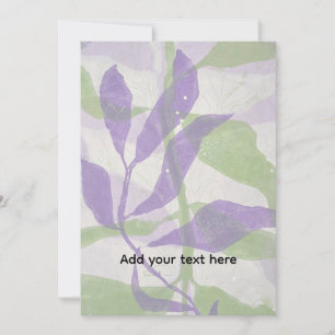 Thank you or Note card