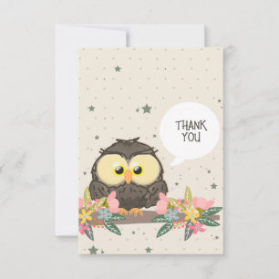Thank You Owl Card