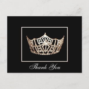 Thank You Pageant Crown Postcard
