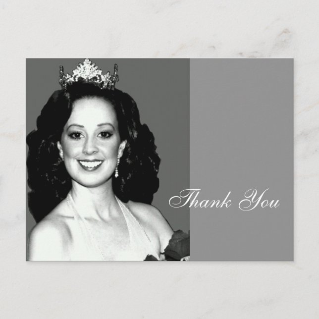 Thank You Pageant Postcard (Front)