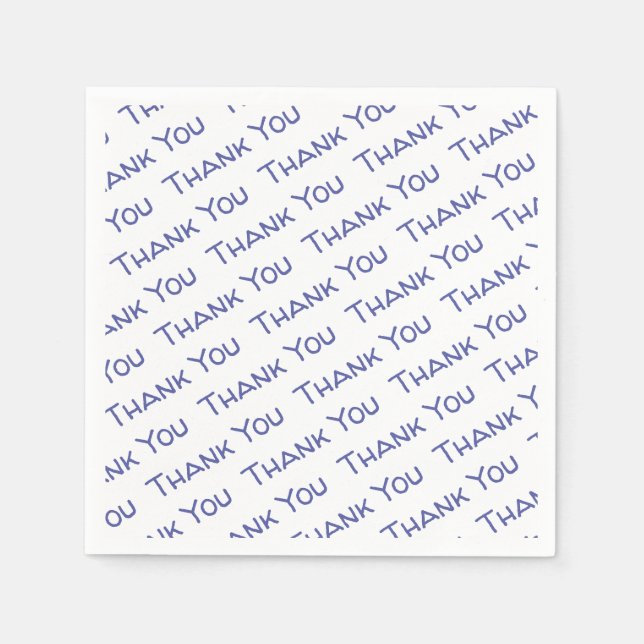 Thank You Paper Napkins (Front)