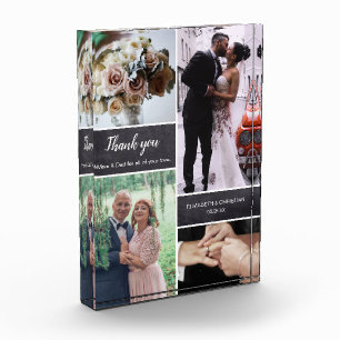 Thank you Parent's gift Wedding Photo Collage