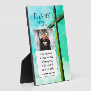 THANK YOU PASTOR Keeping Jesus Centre PHOTO Plaque