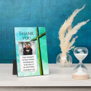 THANK YOU PASTOR Keeping Jesus Centre PHOTO Plaque