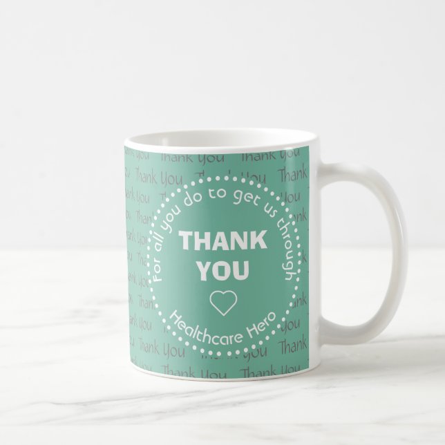 THANK YOU Personalised Healthcare Hero Mug (Right)
