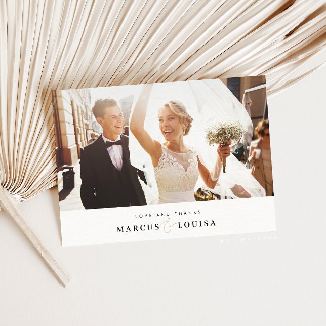 THANK YOU photo modern elegant ampersand long (Creator Uploaded)