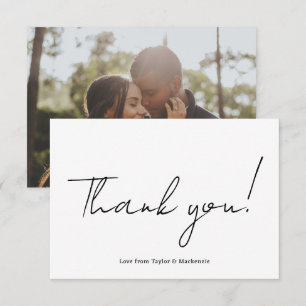 Thank You Photo Personalised Card