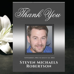 Thank You Photo Postcard