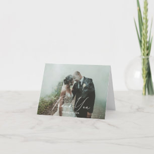 Thank You Photo Wedding Card