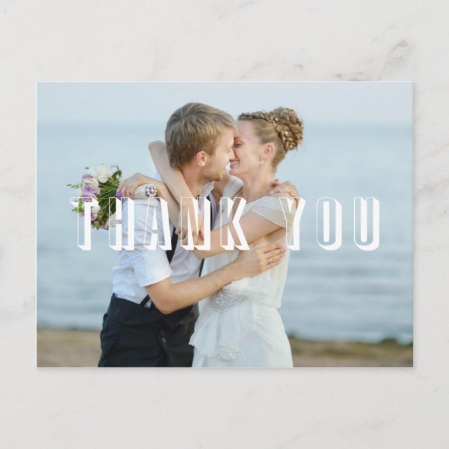 Thank You Photocard Postcard (Front)