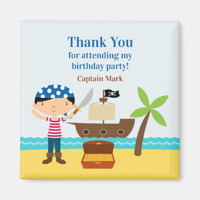 Thank You Pirate Magnet (Front)