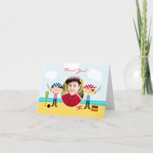 Thank You Pirate Photo Folded Card