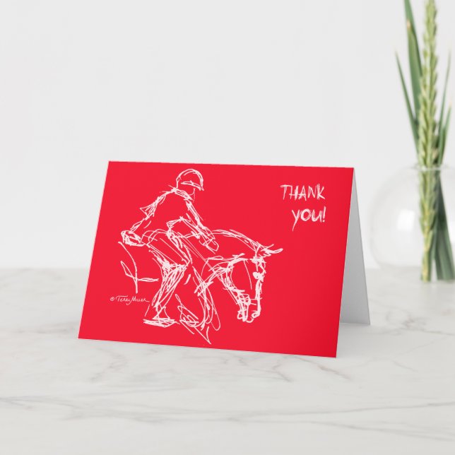 Thank You Pony! Card- Red Card (Front)