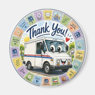 Thank you postal workers appreciation  magnet