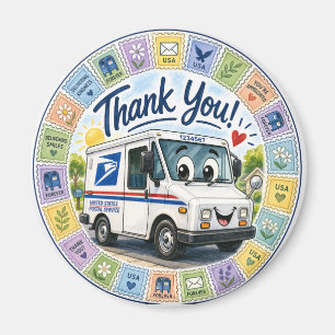 Thank you Postal Workers Magnet