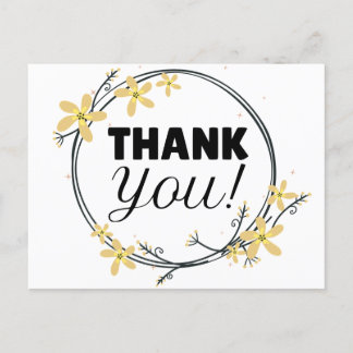 thank you Postcard