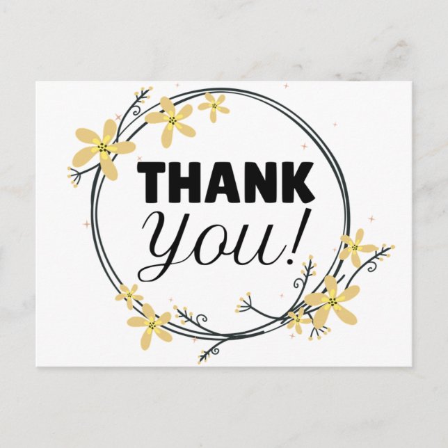 thank you Postcard (Front)