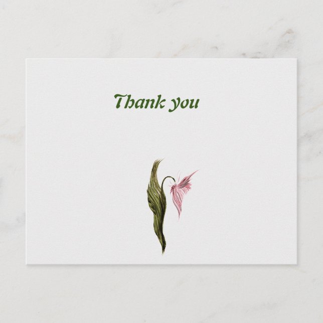  thank you postcard  (Front)