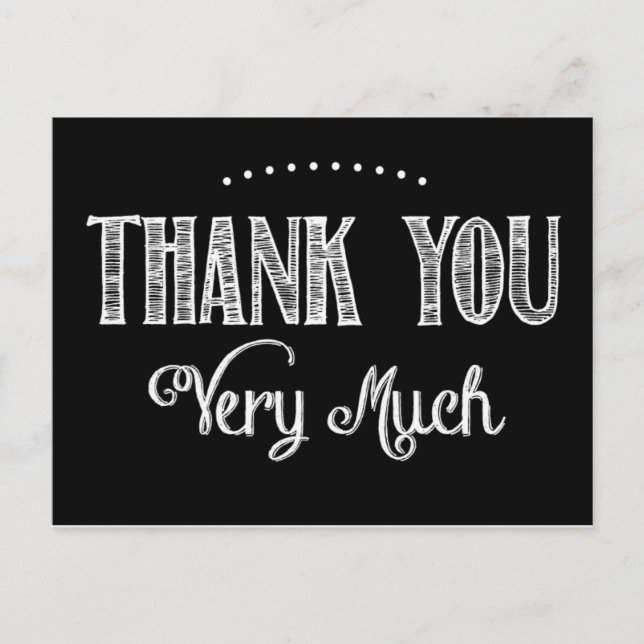 Thank You Postcard (Front)